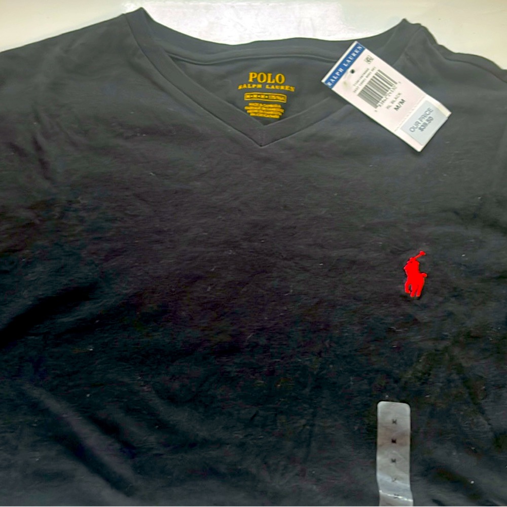 NWT  Men’s Black Ralph Lauren Tee